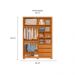 Guarda-Roupa Solteiro com Espelho Frizatto Flex 2 Portas 3 Gavetas Cinamomo e Off White