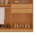 Guarda-Roupa Solteiro com Espelho Malibu 100% MDF 4 Portas 2 Gavetas Imbuia e Off White