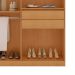 Guarda-Roupa Solteiro com Espelho Malibu 4 PT 2 GV Imbuia e Grafite