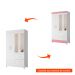 Guarda-Roupa Solteiro com Espelho Mobi Flex 4 Portas 2 Gavetas Branco