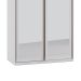 Guarda-Roupa Solteiro com Espelho Reflecta Elite III 2 Portas 3 Gavetas Branco