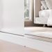 Guarda-Roupa Solteiro com Espelho Riva Flex 2 Portas 4 Gavetas Branco e Amêndola