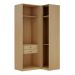 Guarda-Roupa de Canto Solteiro Infinity 3 Portas 2 Gavetas Savana