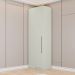 Guarda-Roupa de Canto Solteiro Seletto 1 Porta Areia