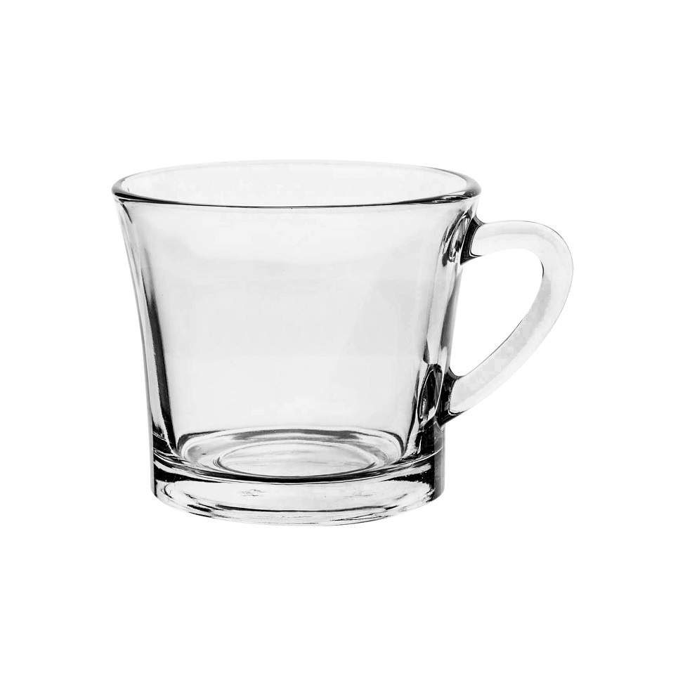 Jogo de 6 Xícaras de Chá Smooth Transparente