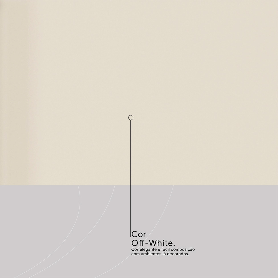 Kit de Cozinha Malta 4 Portas 1 Gaveta Off White e Cinamomo