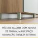 Kit de Cozinha Marquesa 100% MDF 2 Portas 1 Gavetas Verde e Nature