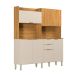 Kit de Cozinha Pitaya 7 Portas 2 Gavetas Cinamon e Off White