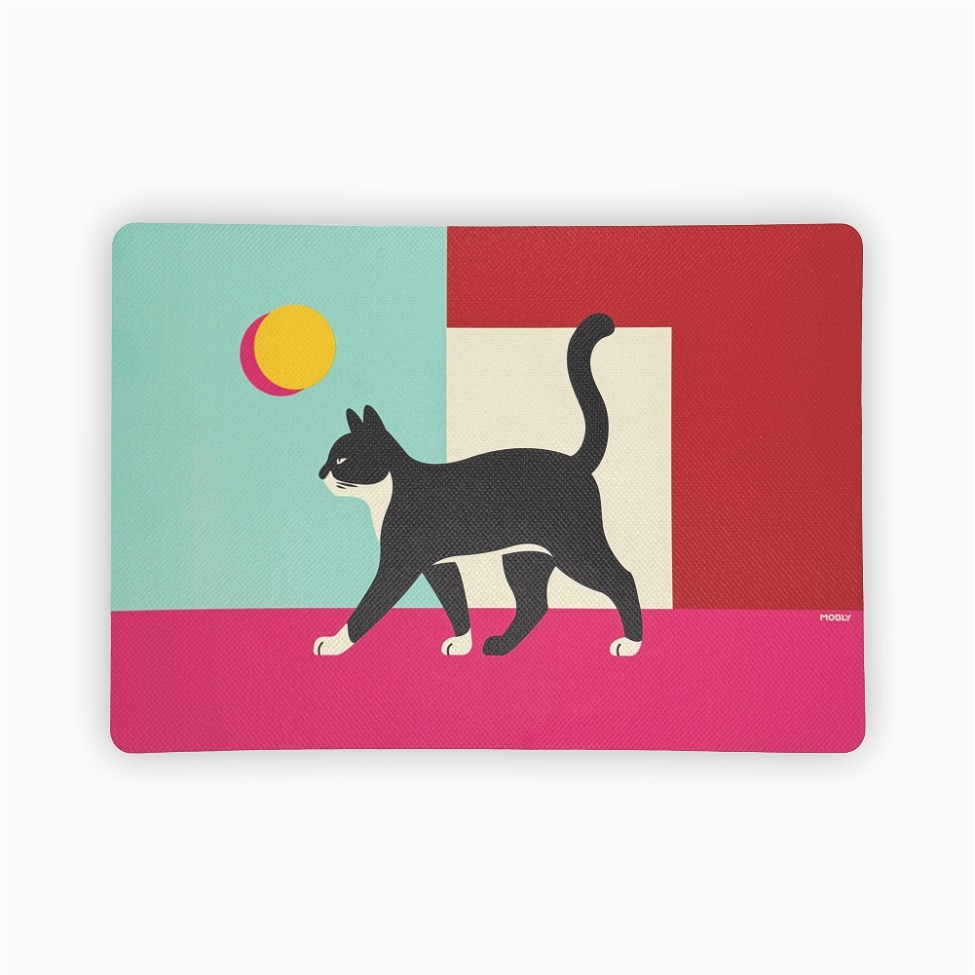 Lugar Americano Pratik Kitty Colorido