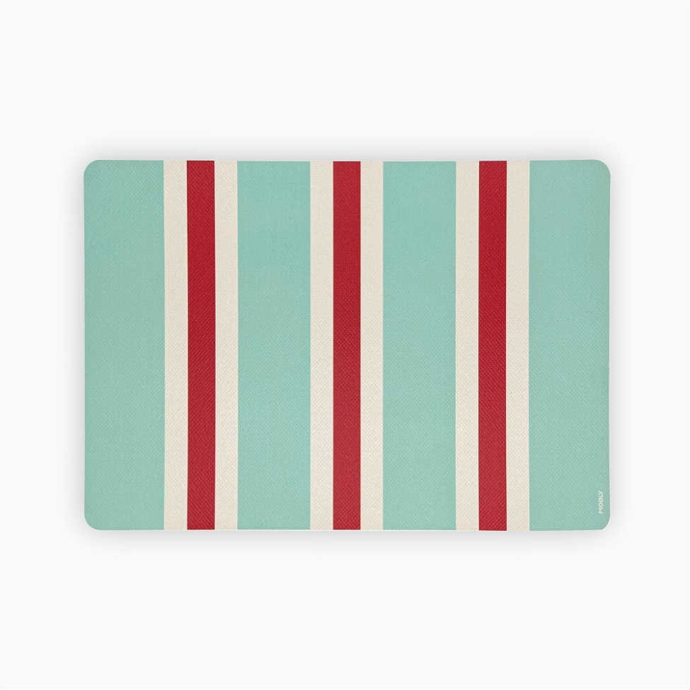 Lugar Americano Pratik Pop List Azul e Vermelho