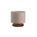 Luminária Natural Algodão Bege 18 cm