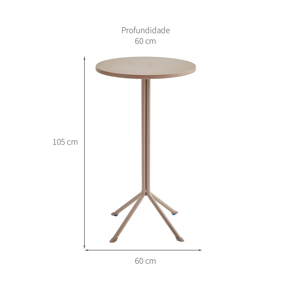 Mesa Bistrô Redonda Gávea Fendi