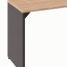 Mesa Dinâmica Shelf Ameixa e Preta 150 cm