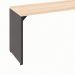 Mesa Dinâmica Shelf Calvi e Preta 170 cm