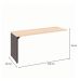 Mesa Dinâmica Shelf Calvi e Preta 170 cm