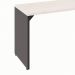 Mesa Dinâmica Shelf Carvalho Berlin e Preta 150 cm