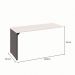 Mesa Dinâmica Shelf Carvalho Berlin e Preta 150 cm