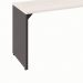 Mesa Dinâmica Shelf Carvalho Berlin e Preta 170 cm