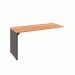 Mesa Dinâmica Shelf Nogal Sevilha e Preta 150 cm