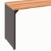 Mesa Dinâmica Shelf Nogal Sevilha e Preta 150 cm