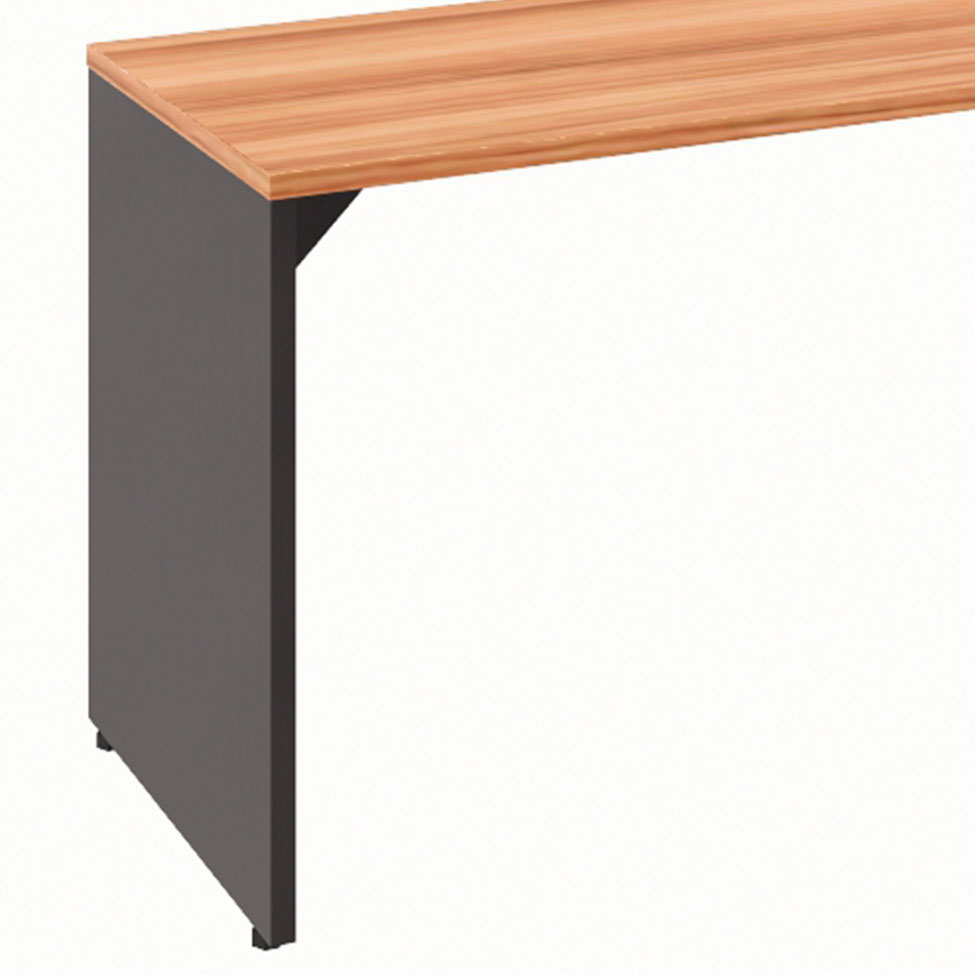 Mesa Dinâmica Shelf Nogal Sevilha e Preta 150 cm