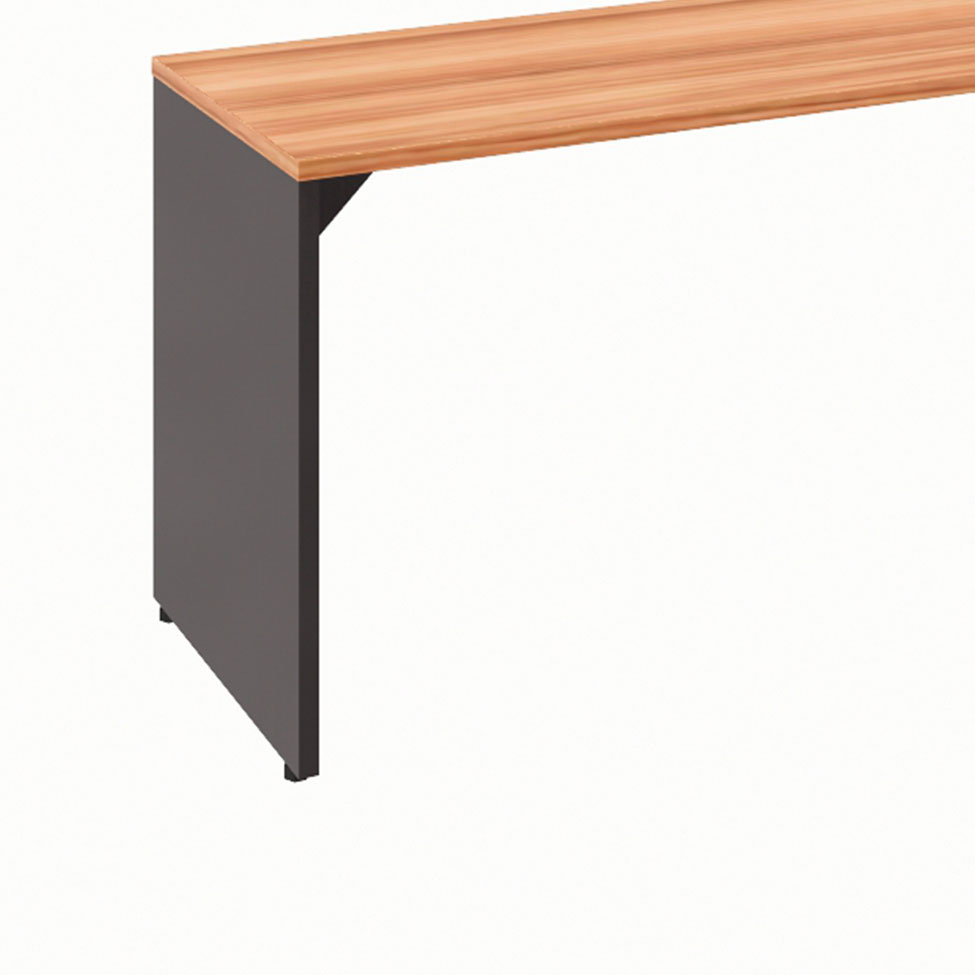 Mesa Dinâmica Shelf Nogal Sevilha e Preta 170 cm