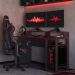 Mesa Gamer Eddie Vulcano e Vermelha