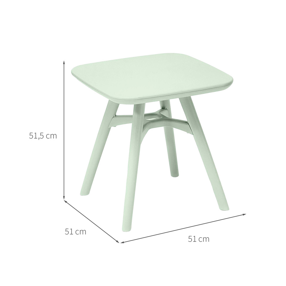Mesa Infantil Quadrada Pipa Menta