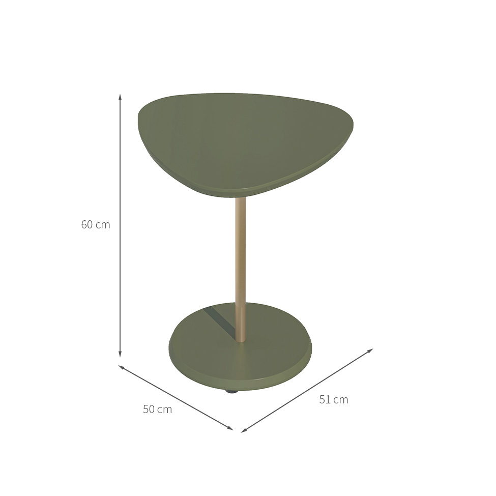 Mesa Lateral Orgânica Bel Menta
