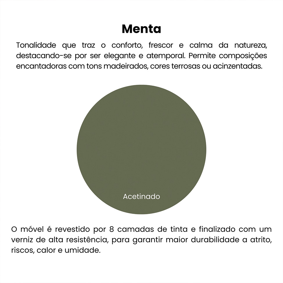 Mesa Lateral Orgânica Bel Menta