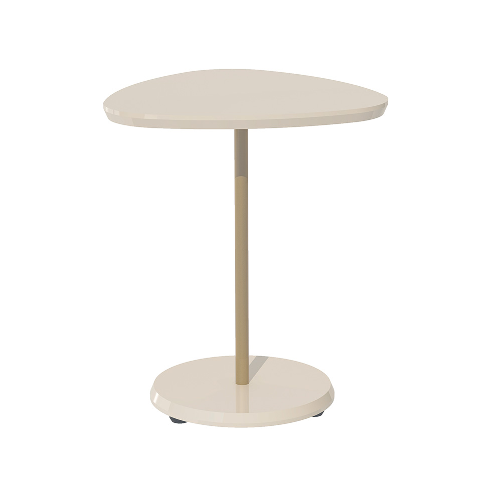 Mesa Lateral Orgânica Bel Off White