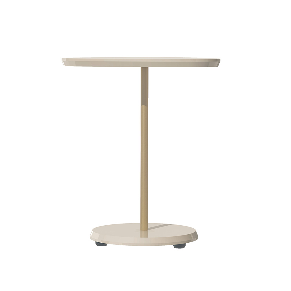 Mesa Lateral Orgânica Bel Off White