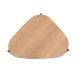 Mesa Lateral Orgânica Complementos Hanover e Preta 44 cm