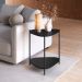 Mesa Lateral Orgânica Complementos Nero 44 cm