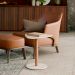 Mesa Lateral Orgânica Paris Nature e Off White