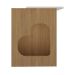 Mesa Lateral Quadrada Pet 1 GV Carvalho e Off White