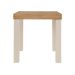 Mesa Lateral Quadrada UP Carvalho e Off White
