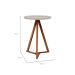 Mesa Lateral Redonda Classic Gianduia e Nature
