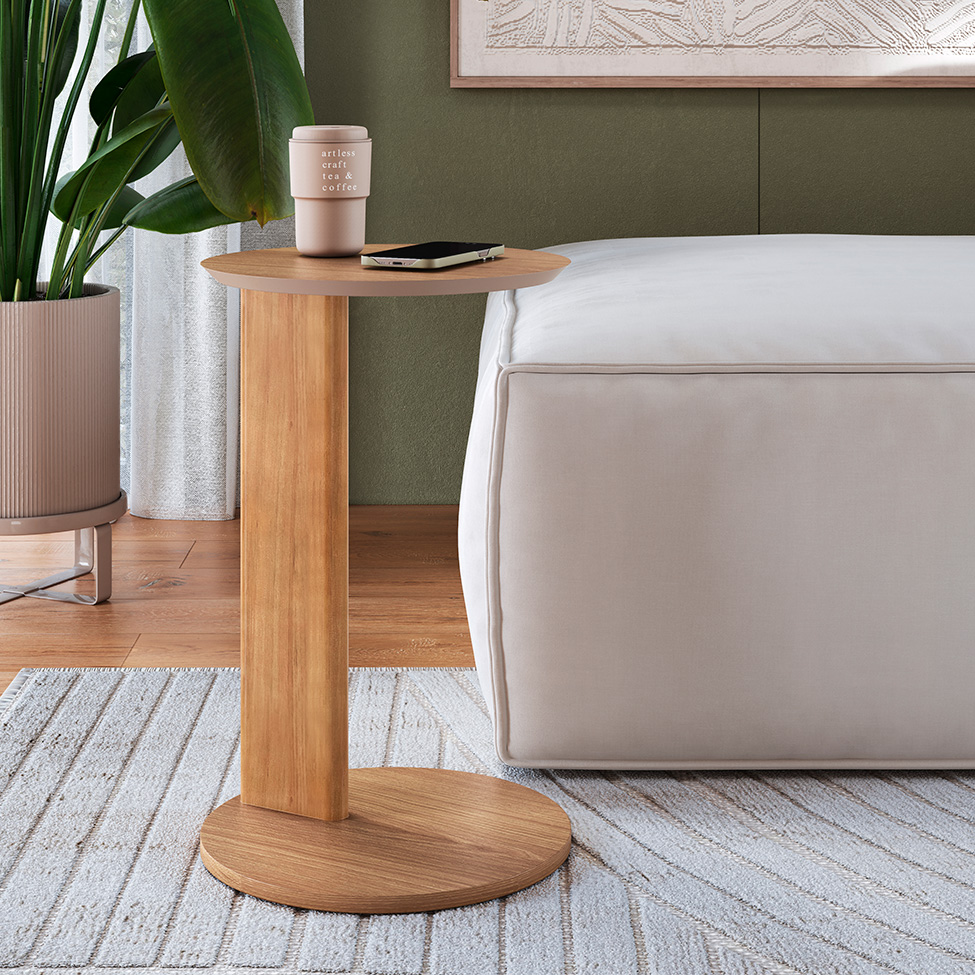 Mesa Lateral Redonda Complementos Hanover 35 cm