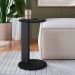 Mesa Lateral Redonda Complementos Nero 35 cm
