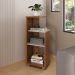Mesa Lateral Retangular Bis Cinamomo e Off White