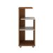 Mesa Lateral Retangular Bis Cinamomo e Off White