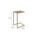Mesa Lateral Retangular Complementos Hanover e Dourada 64x35 cm