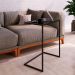 Mesa Lateral Retangular Complementos Preta 67x58 cm