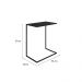 Mesa Lateral Retangular Complementos Preta 67x58 cm