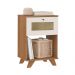 Mesa Lateral Retangular Trama 1 GV Cinamomo e Off White