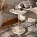 Mesa Lateral Triangular Bel Off White