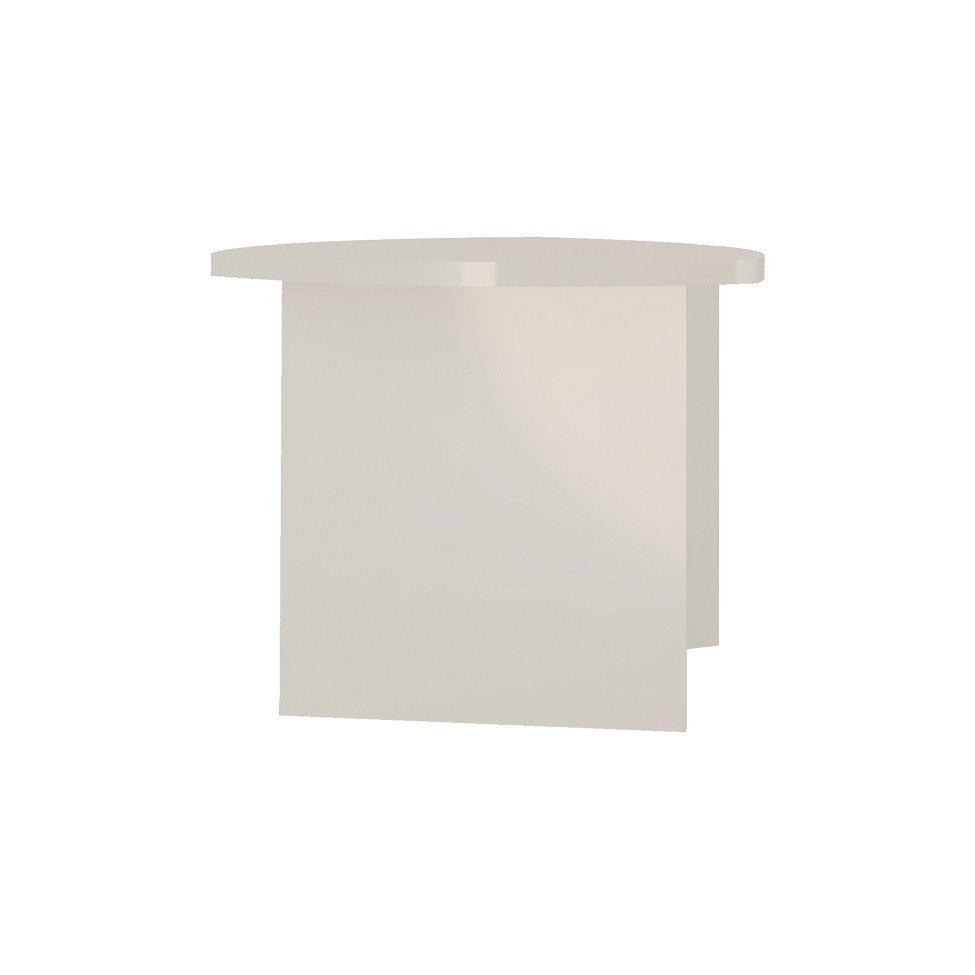 Mesa Lateral Triangular Delta Off White