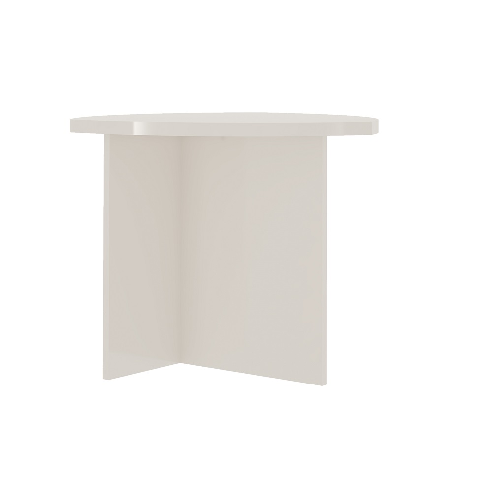 Mesa Lateral Triangular Delta Off White