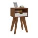 Mesa Lateral Vip 1 GV Cedro e Off White
